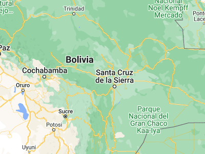 Map showing location of Buena Vista (-17.45, -63.66667)