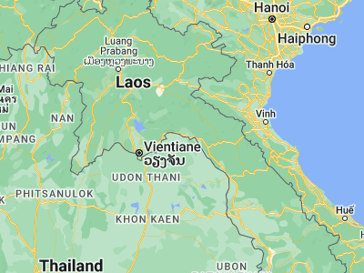 Map showing location of Bueng Kan (18.36304, 103.65194)