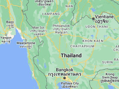 Map showing location of Bueng Na Rang (16.1712, 100.12531)