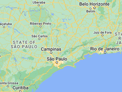Map showing location of Bueno Brandão (-22.44083, -46.35083)