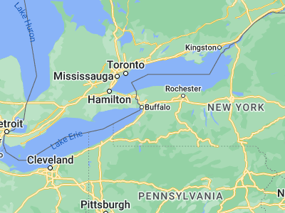 Map showing location of Buffalo (42.88645, -78.87837)