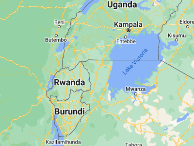 Map showing location of Bugene (-1.59111, 31.14028)
