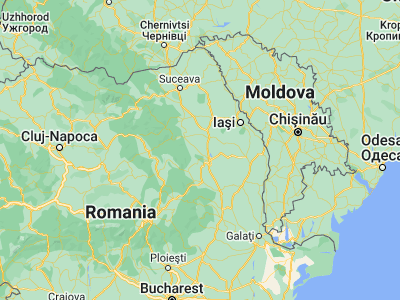 Map showing location of Buhuşi (46.71667, 26.7)