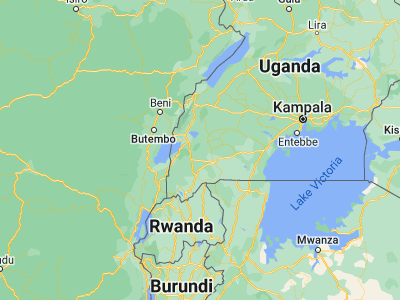 Map showing location of Buhweju (-0.35027, 30.30029)