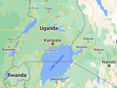 Map showing location of Buikwe (0.3375, 33.01056)