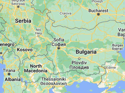 Map showing location of Bukhovo (42.76667, 23.56667)