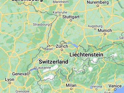 Map showing location of Bülach (47.52197, 8.54049)