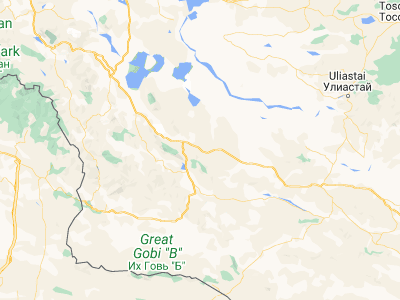 Map showing location of Bulgan (46.93678, 93.61673)