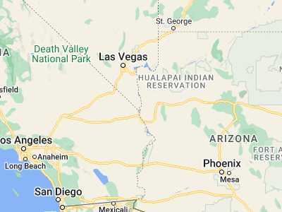 Map showing location of Bullhead City (35.14778, -114.5683)