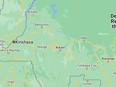 Map showing location of Bulungu (-4.55, 18.6)