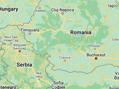 Map showing location of Bumbeşti-Jiu (45.16667, 23.4)
