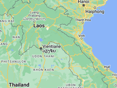 Map showing location of Bung Khla (18.30232, 103.97418)