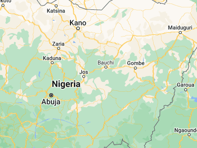 Map showing location of Bununu Dass (10, 9.51667)