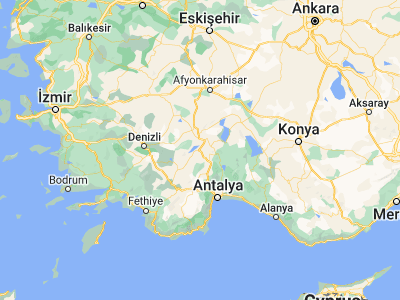 Map showing location of Burdur (37.72028, 30.29083)
