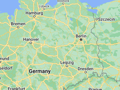 Map showing location of Burg bei Magdeburg (52.27152, 11.85493)