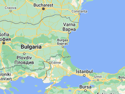 Map showing location of Burgas (42.50606, 27.46781)