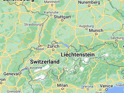 Map showing location of Bürglen (47.55036, 9.15235)