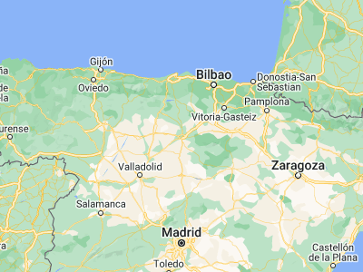 Map showing location of Burgos (42.35, -3.7)