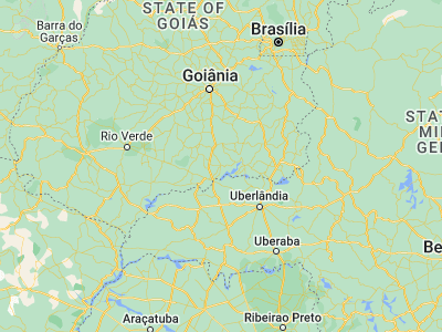 Map showing location of Buriti Alegre (-18.14, -49.04028)