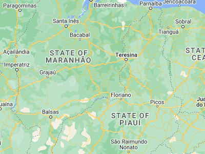 Map showing location of Buriti Bravo (-5.83722, -43.83361)