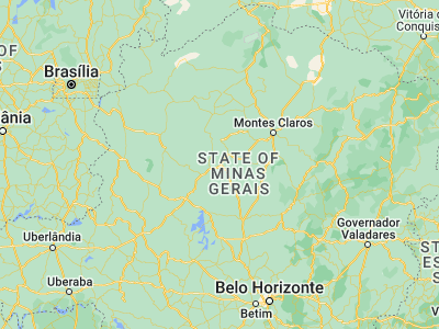 Map showing location of Buritizeiro (-17.35111, -44.96222)