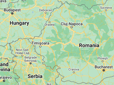 Map showing location of Burjuc (45.95, 22.48333)