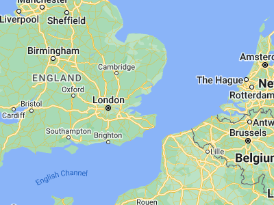 Map showing location of Burnham on Crouch (51.63272, 0.81488)