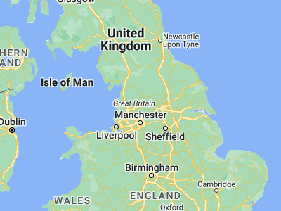 Map showing location of Burnley (53.8, -2.23333)