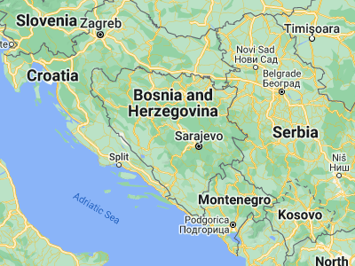 Map showing location of Busovača (44.09769, 17.8783)