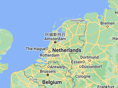 Map showing location of Bussum (52.27333, 5.16111)