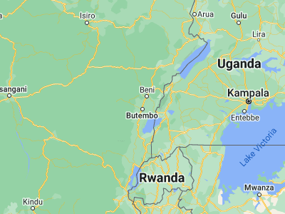 Map showing location of Butembo (0.14164, 29.29117)