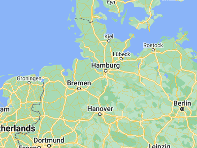 Map showing location of Buxtehude (53.46716, 9.68636)