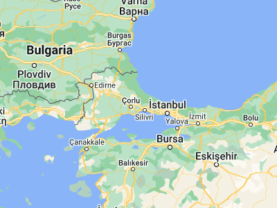 Map showing location of Büyükçavuşlu (41.24227, 28.06462)