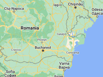 Map showing location of Buzău (45.15, 26.83333)