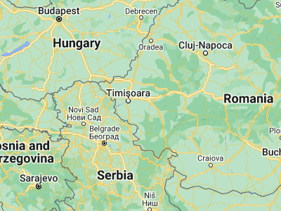 Map showing location of Buziaş (45.64917, 21.60361)