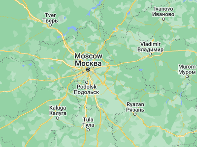 Map showing location of Bykovo (55.63614, 38.08027)