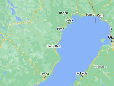 Map showing location of Byske (64.95258, 21.2058)