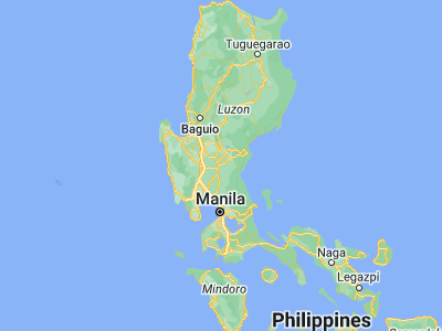 Map showing location of Cabanatuan (15.4867, 120.9676)