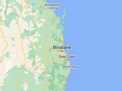 Map showing location of Caboolture (-27.08465, 152.9511)