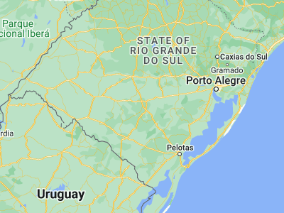 Map showing location of Caçapava do Sul (-30.51222, -53.49139)