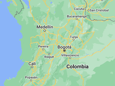 Map showing location of Cachipay (5.26667, -74.56667)