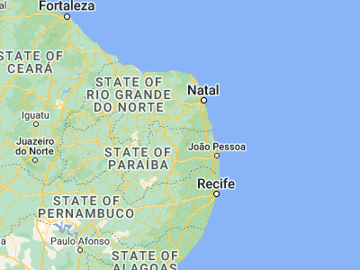 Map showing location of Cacimba de Dentro (-6.64167, -35.79)