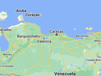 Map showing location of Cagua (10.18634, -67.45935)