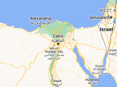 Map showing location of Cairo (30.06263, 31.24967)