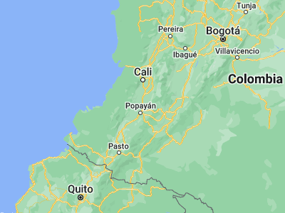 Map showing location of Cajibío (2.62271, -76.57039)