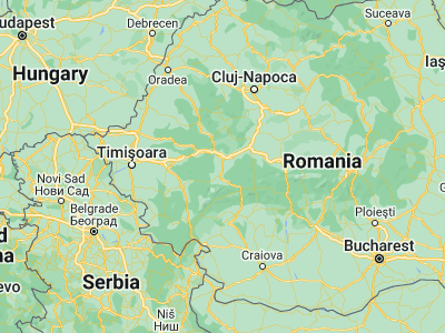 Map showing location of Călan (45.73333, 22.98333)