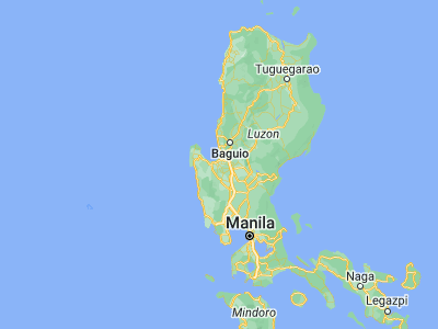 Map showing location of Calasiao (16.0111, 120.36)