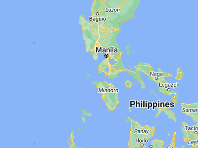 Map showing location of Calatagan (13.83224, 120.6322)
