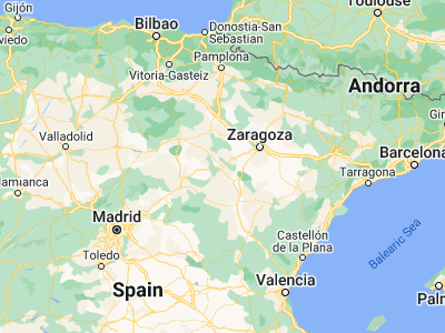 Map showing location of Calatayud (41.35353, -1.64318)