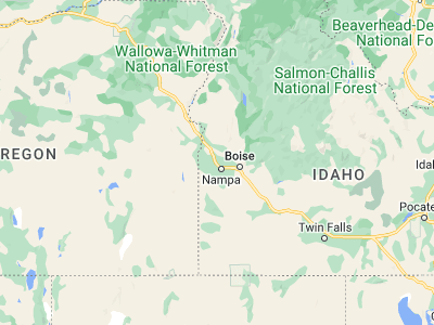 Map showing location of Caldwell (43.66294, -116.68736)